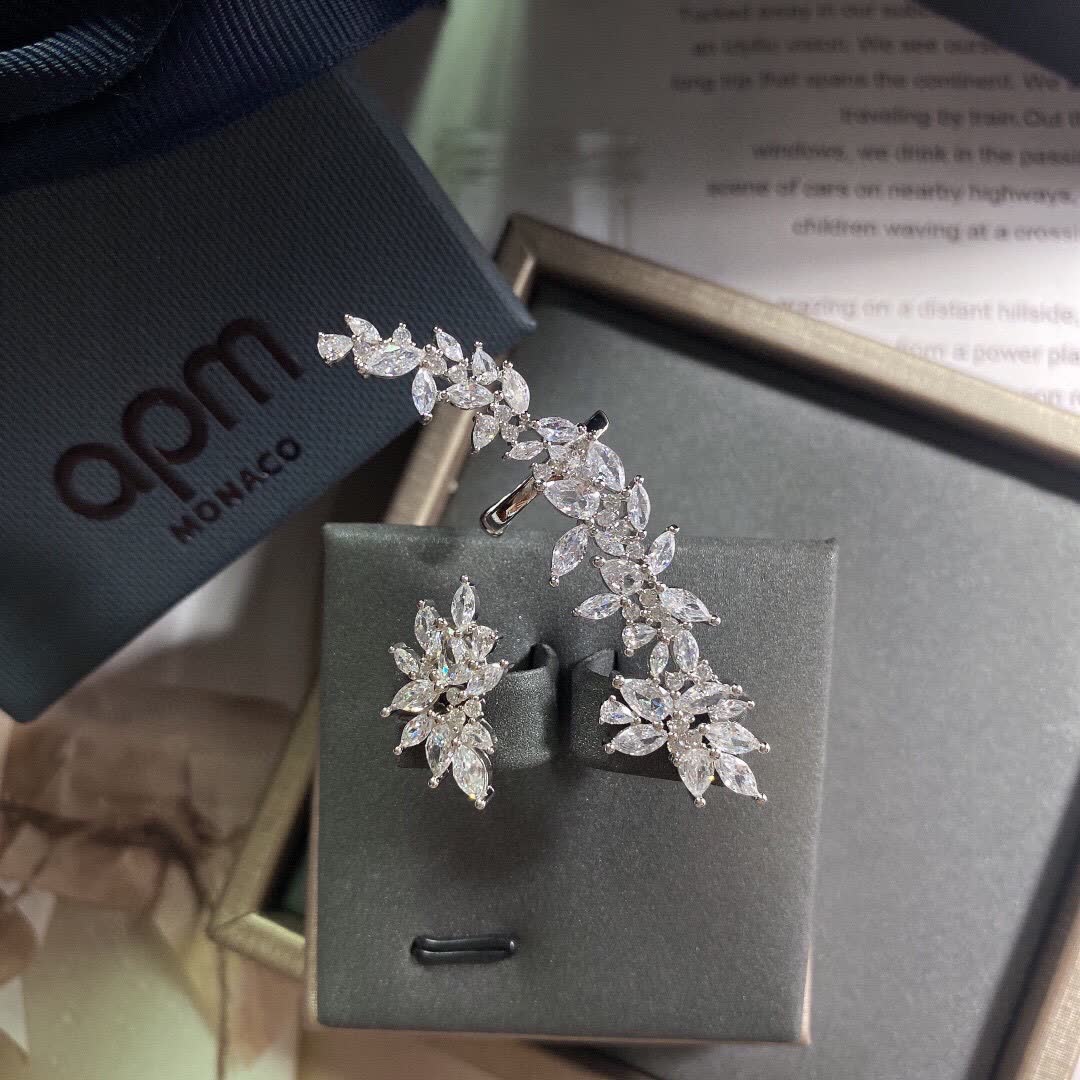 APM Monaco Earrings - Floral Design
